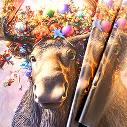 Seidenpapier mit Firmendruck / Digital